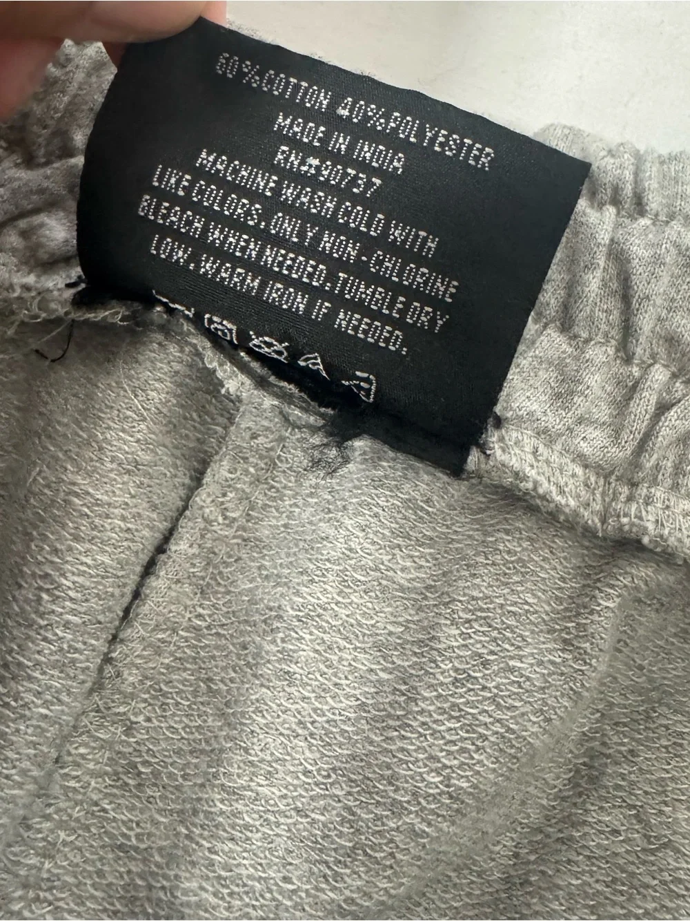True Religion Loungewear Men Medium Black Logo Light Gray Joggers NWT Casual